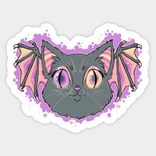 Cat Bat Sticker